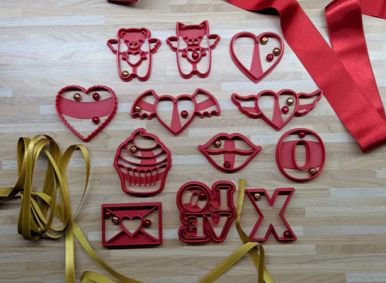 Cookie Cutters — 3D printed by Moon Studio 3D
